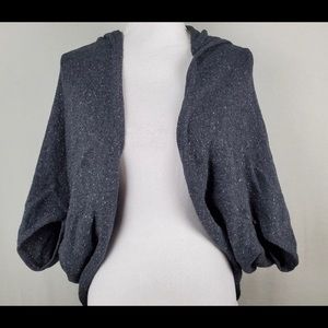 Van's Shrug Open Cardigan Hoodie Mid Sleeve XS